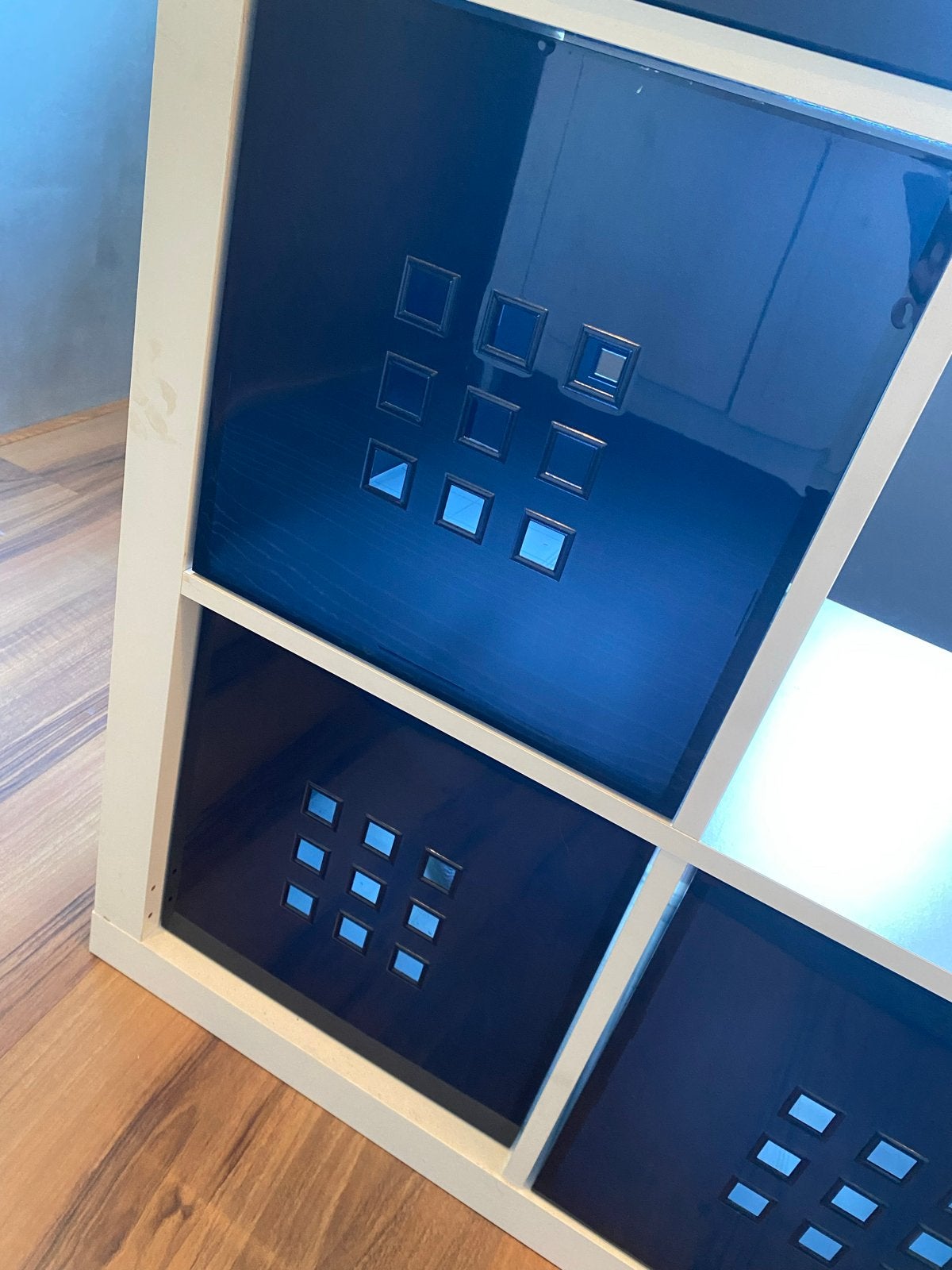 IKEA 4 lekman inzetbakken zwart (voor Kallax / Expedit), Ophalen, Gebruikt