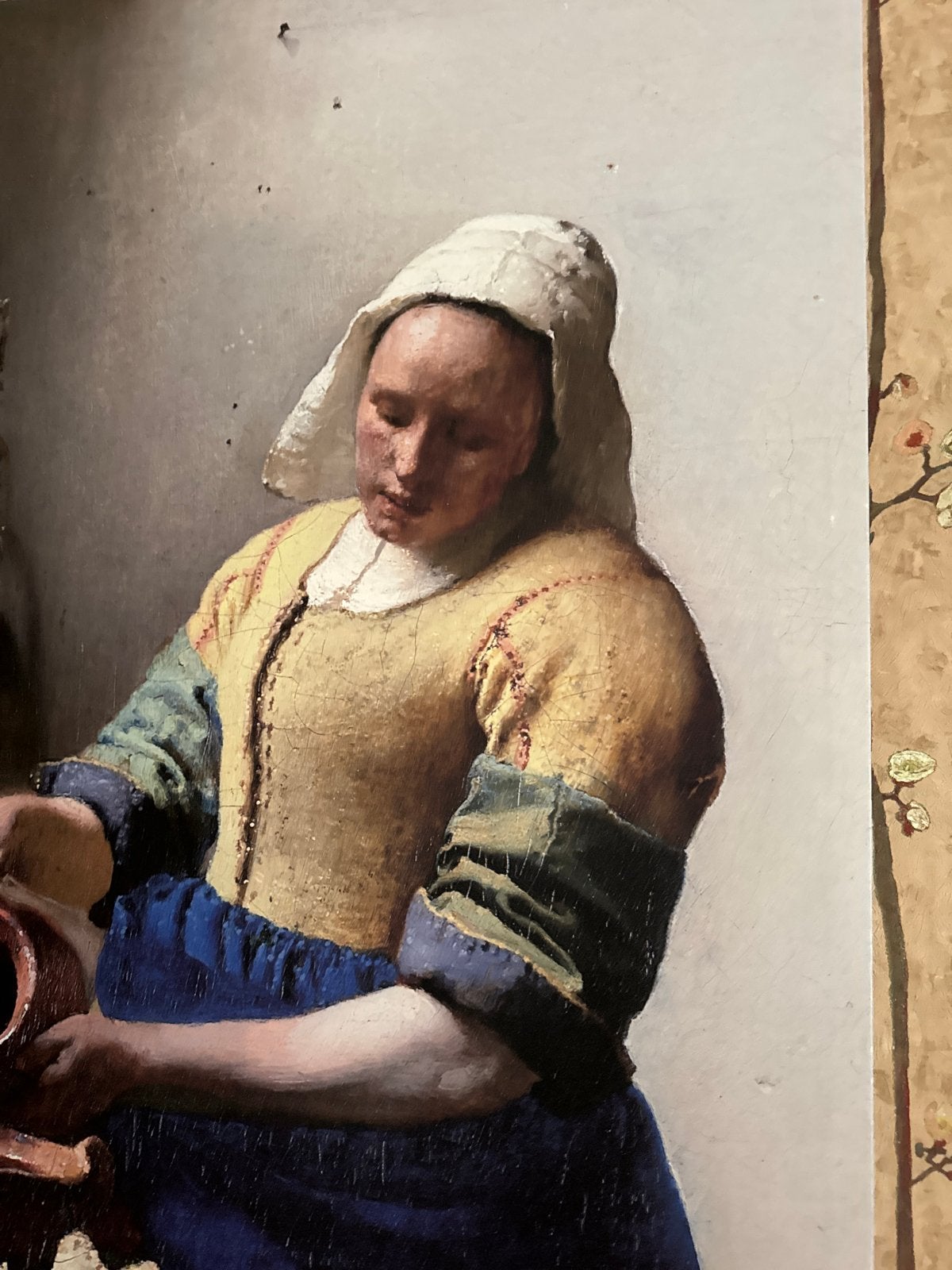 De Melkmeid - Johannes Vermeer (75x115cm, niet ingelijst), Antiek en Kunst, Doek, Portret of Personen, Ophalen of Verzenden, Klassiek