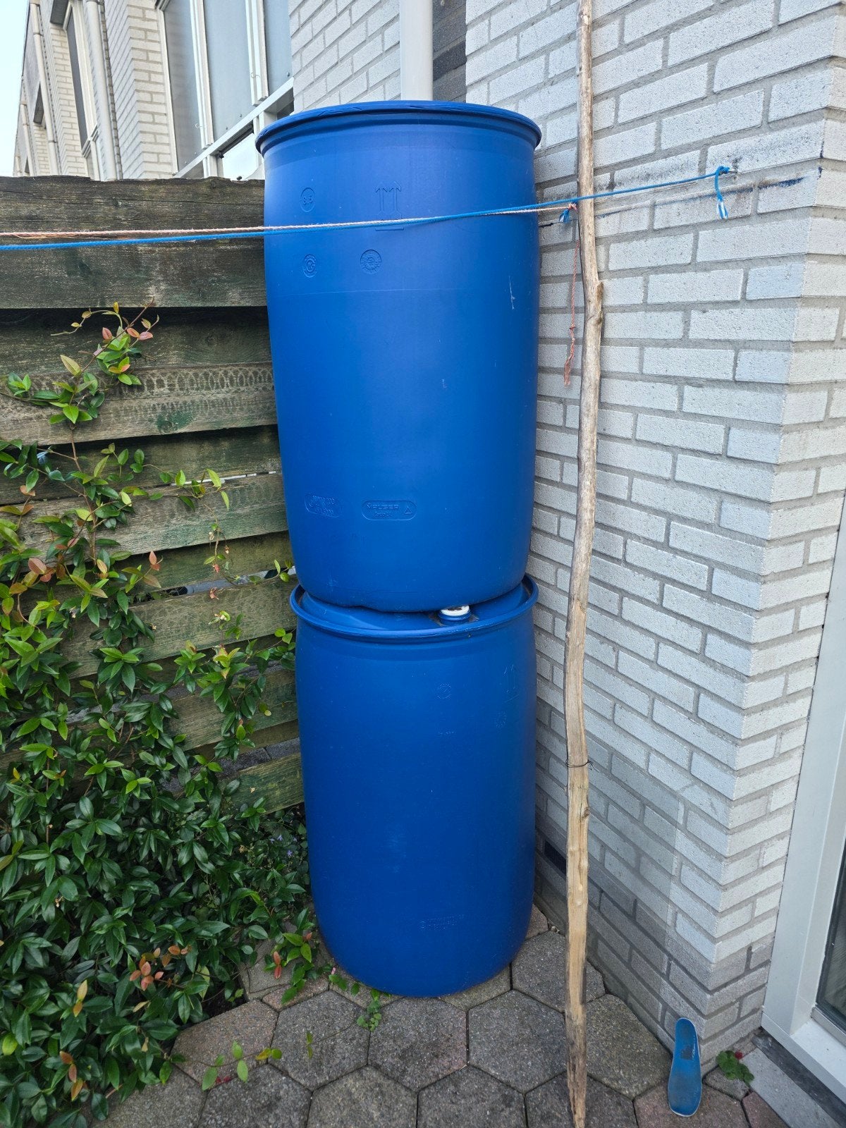 Watertonnen, Tuin en Terras, Regentonnen, Gebruikt, Kunststof, 150 liter of meer, Ophalen of Verzenden
