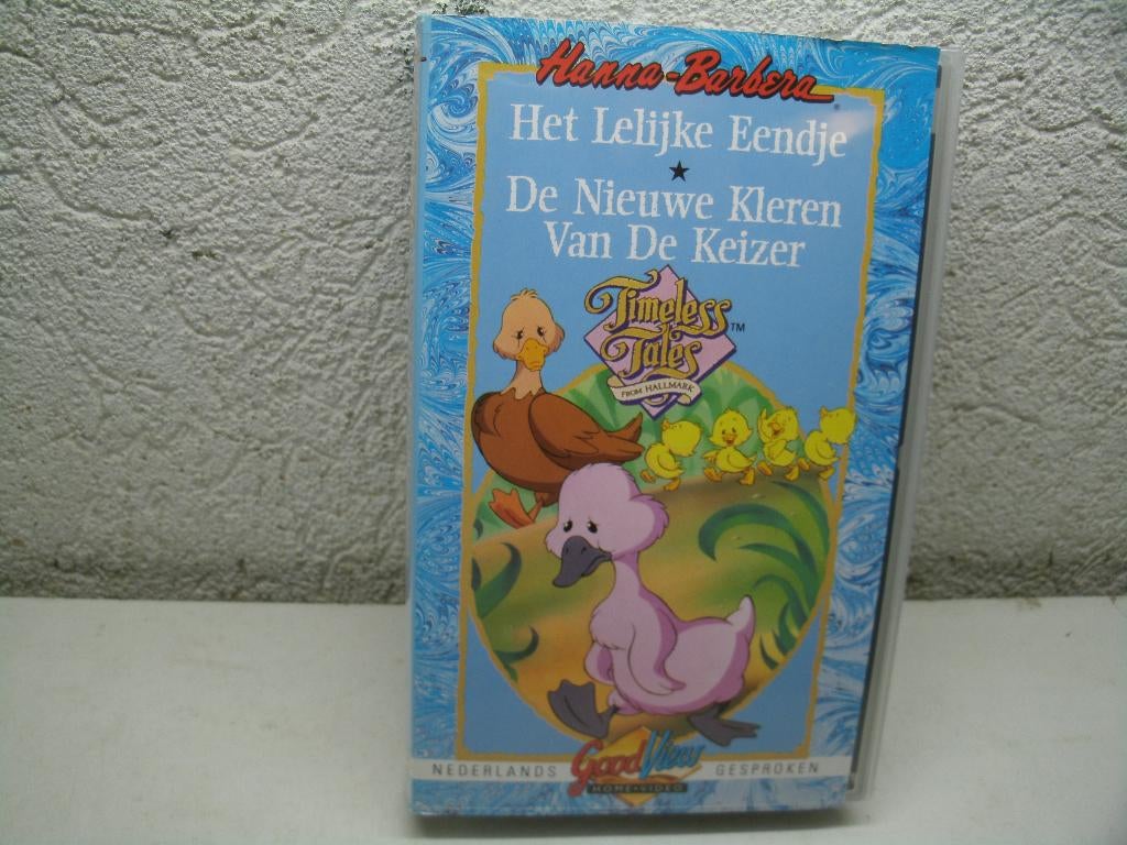 vhs 67a het lelijke eendje en nieuwe kleren van de keizer, Alle leeftijden, Ophalen of Verzenden, Nieuw in verpakking
