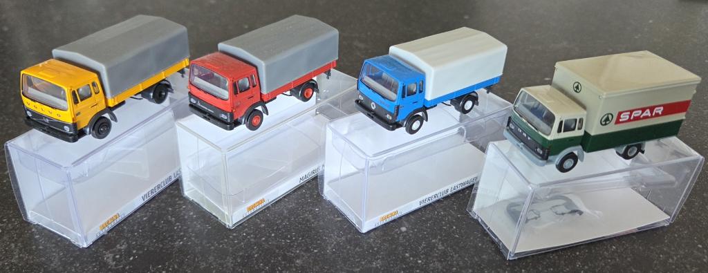 4x Club van Vier cabine DAF Volvo Renault Magirus-Deutz, Ophalen of Verzenden, Zo goed als nieuw, Bus of Vrachtwagen, Brekina