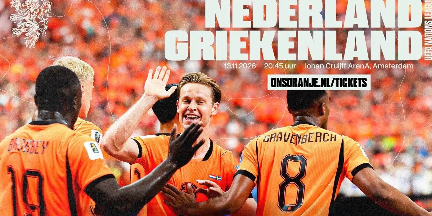 2 tickets voor Nederland Griekenland Sfeervak Nations League, Tickets en Kaartjes, Twee personen, November