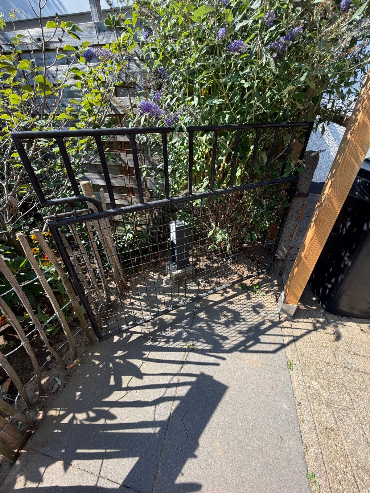 Tuinpoort (alleen poort) zonder houtframe, Tuin en Terras, Tuinpoorten, Ophalen, Gebruikt, 100 tot 150 cm, Draaipoort