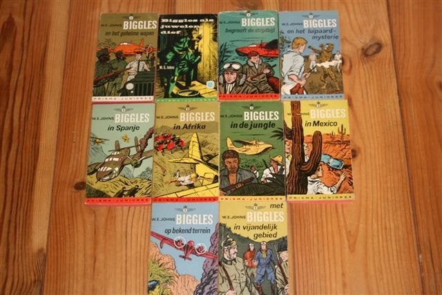 3x Biggles, Ophalen of Verzenden, Gelezen