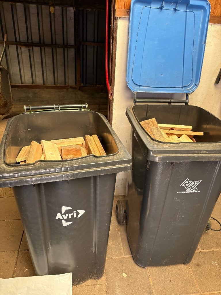 Kachelhout, vuurkorfhout, Minder dan 3 m³, Ophalen, Overige houtsoorten