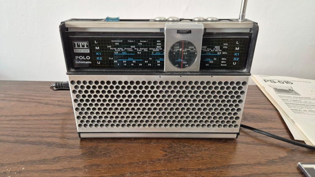 Vintage ITT Schaub-Lorenz Polo Automatic 105 Transistorradio, Ophalen of Verzenden, Gebruikt, Transistorradio