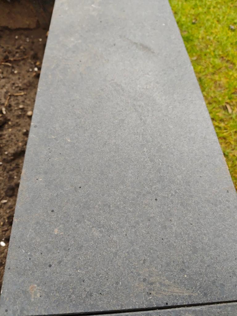 Marmer rand bloembak, Tuin en Terras, Tegels en Klinkers, Ophalen of Verzenden, Natuursteen, Overige typen
