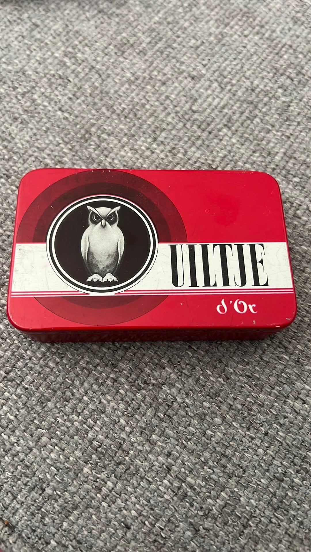 Vintage sigarenblikje Uiltje d,Or, Verzamelen, Blikken, Ophalen of Verzenden, Zo goed als nieuw, Overige