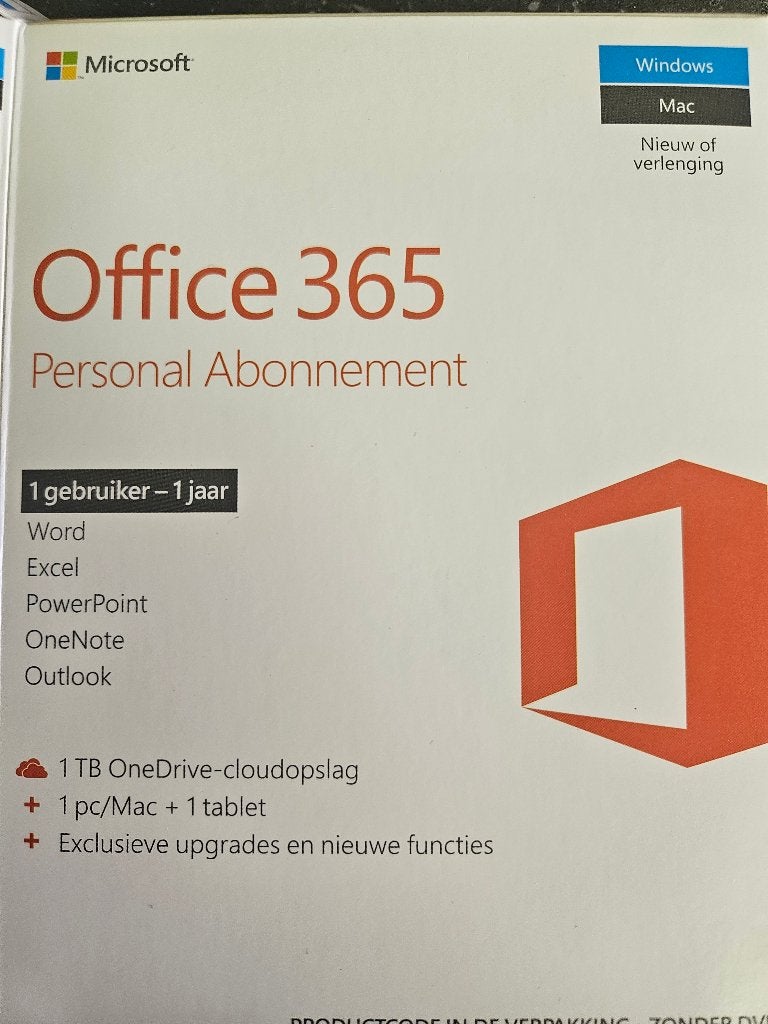 Office365 licentie 1 jaar, Computers en Software, Office-software, Ophalen, Nieuw