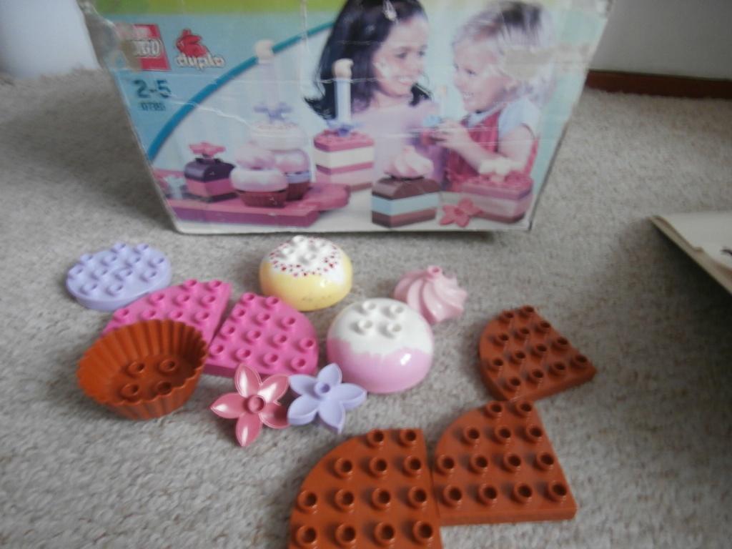 Duplo 6785 creatieve taartjes taart cupcake mak bloemen lego, Gebruikt, Ophalen of Verzenden, Duplo, Losse stenen