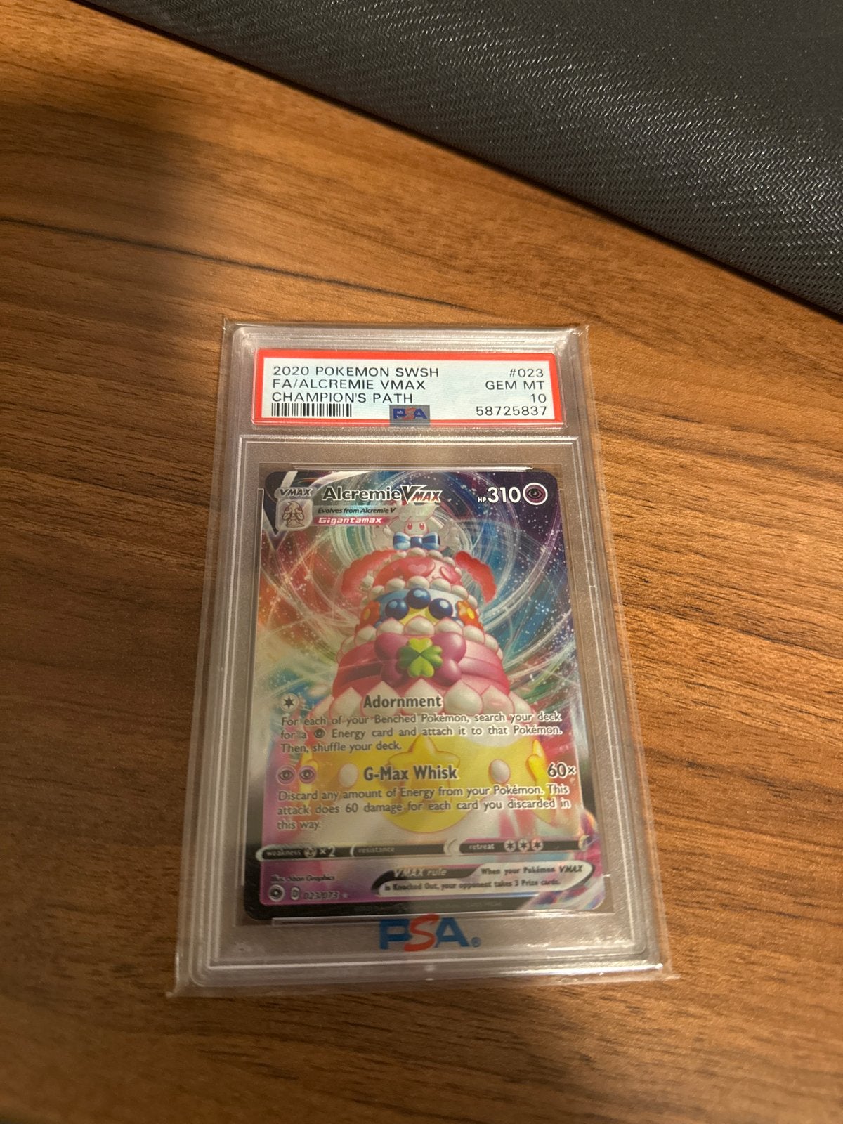 Alcremie VMAX (FA) PSA 9 - Pokémon SWSH Shining Fates, Hobby en Vrije tijd, Verzamelkaartspellen | Pokémon, Ophalen of Verzenden