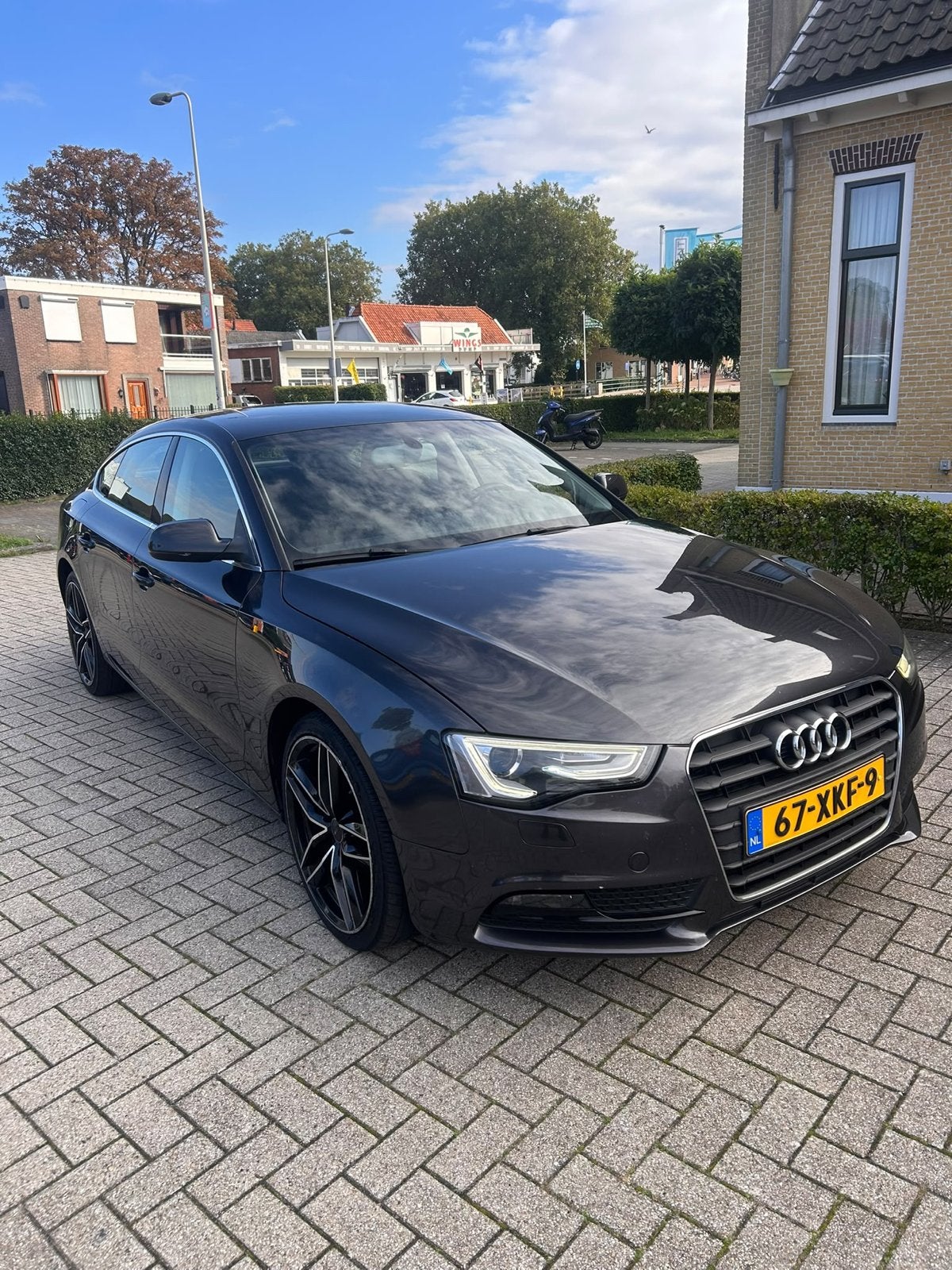 Audi A5 1.8 Tfsi 125KW Sportback M-tr 2012 Grijs, Auto's, 4 cilinders, 4 stoelen, Origineel Nederlands, Bedrijf