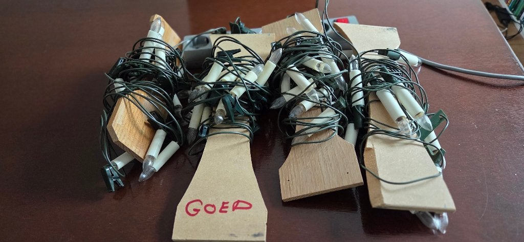 kersboom verlichting, Ophalen of Verzenden, Gebruikt