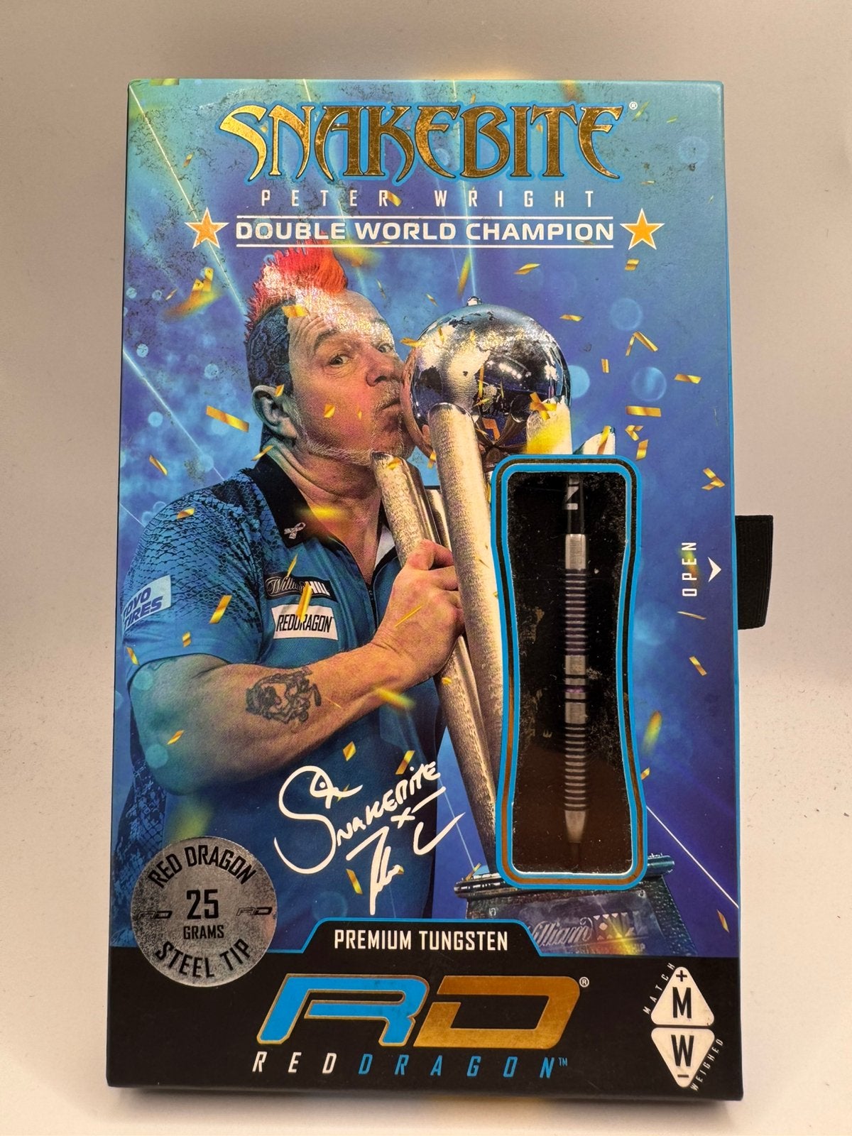 Red Dragon Peter Wright World Champion 25 Gram Dartpijlen, Sport en Fitness, Darts, Ophalen of Verzenden, Zo goed als nieuw, Nvt