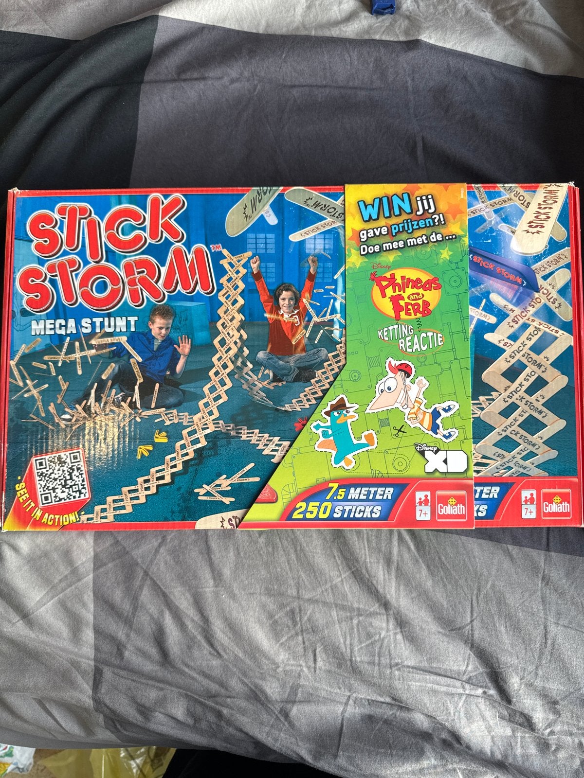 Stick Storm Mega Stunt - Phineas en Ferb Kettingsreactie, Ophalen of Verzenden, Zo goed als nieuw, Knutselen