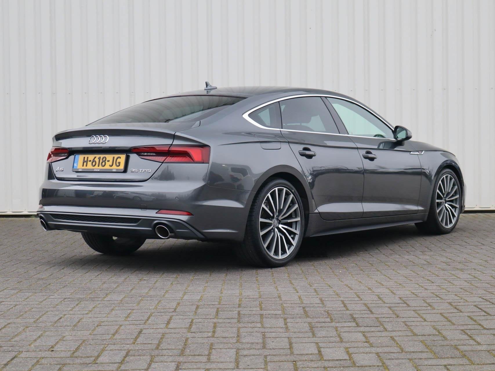 Audi A5 Sportback 35 TFSI 150pk S-tronic Sport S-line Editio, Auto's, 12 maanden, Gebruikt, 4 cilinders, Leder en Stof