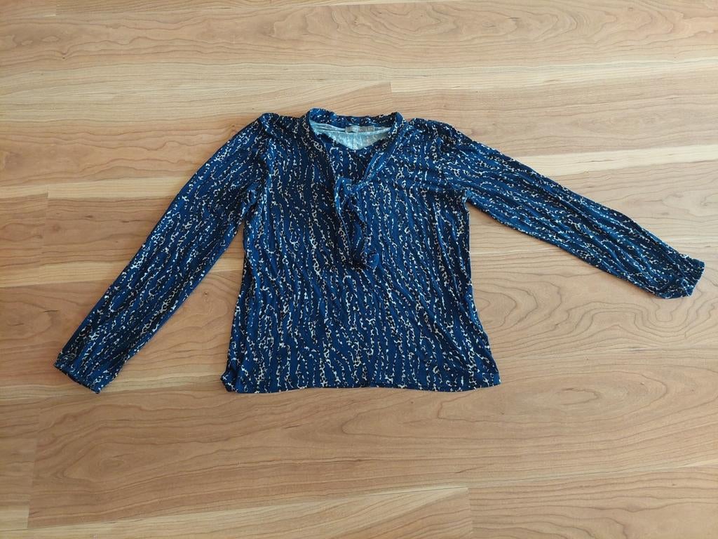 Blouse z.g.a.n., Geisha, Blauw, Ophalen of Verzenden, Zo goed als nieuw