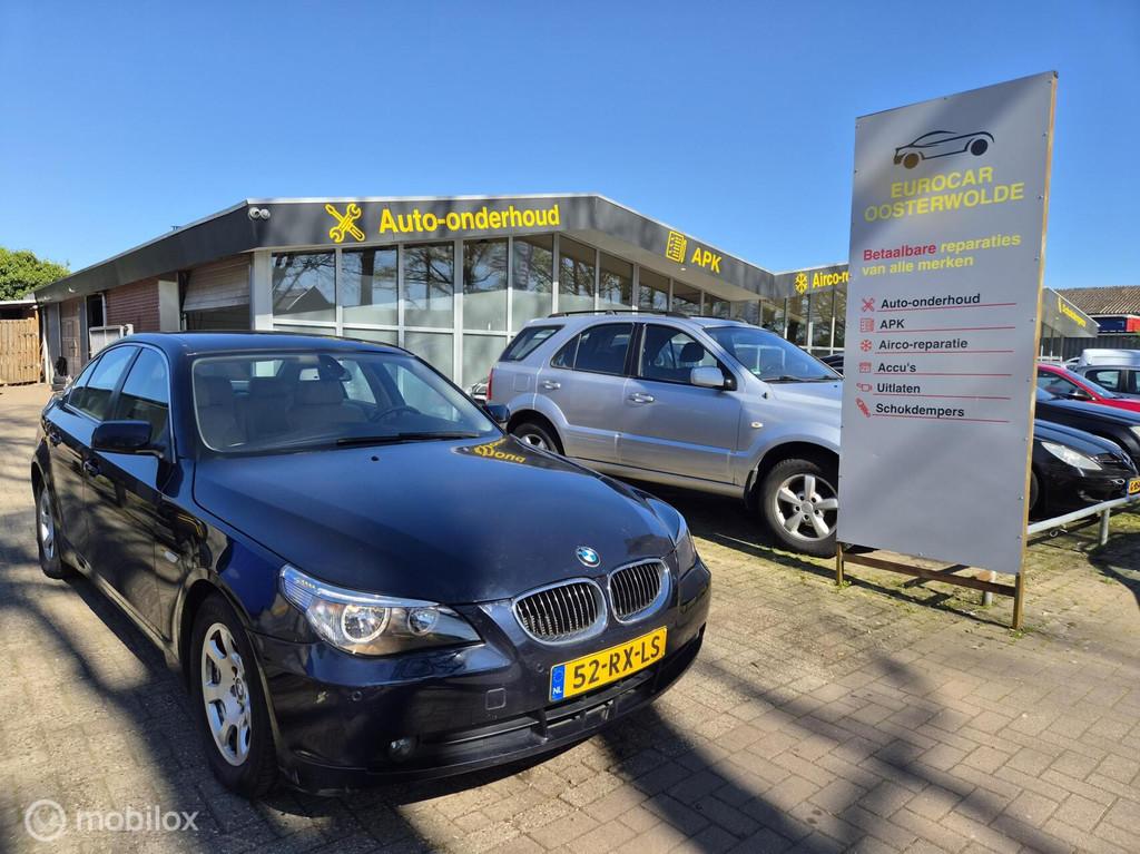BMW 523i Executive NL AUTO//NAP, Auto's, Automaat, Achterwielaandrijving, Parkeersensor, 2497 cc
