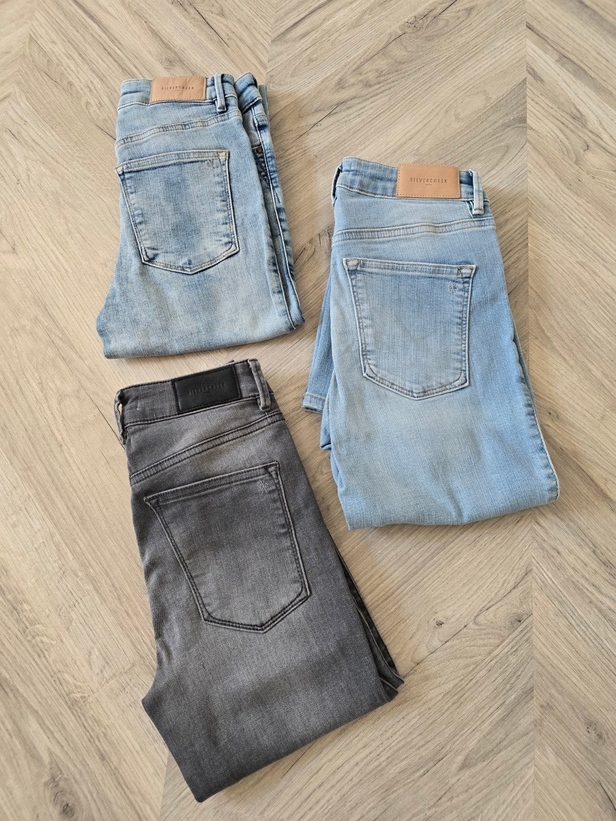 Silvercreek Jeans Maat 26 - Set van 3 broeken, Silver Creek, Blauw, Ophalen of Verzenden, Zo goed als nieuw