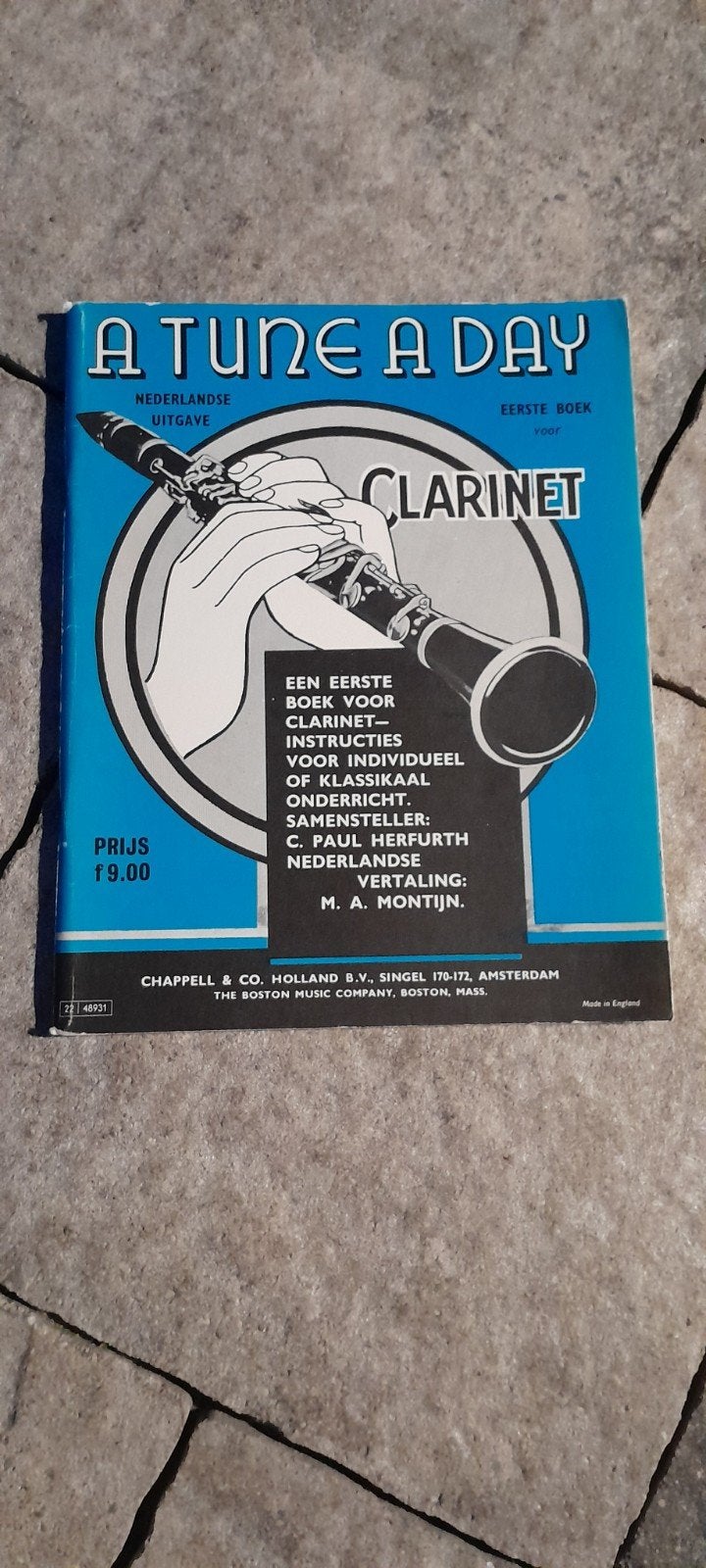 A Tune a Day Klarinet Boek - Eerste Boek, Ophalen of Verzenden