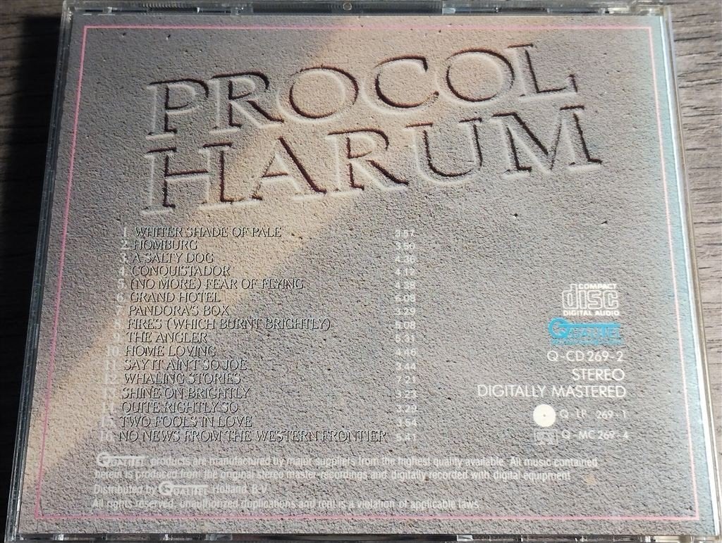 Procol Harum ‎- The Treasure Album [Greatest Hits], Ophalen of Verzenden, Zo goed als nieuw, Poprock