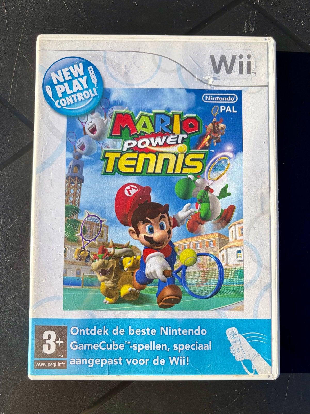 Mario Power Tennis Wii, Spelcomputers en Games, Gebruikt, Verzenden, Eén computer, Sport
