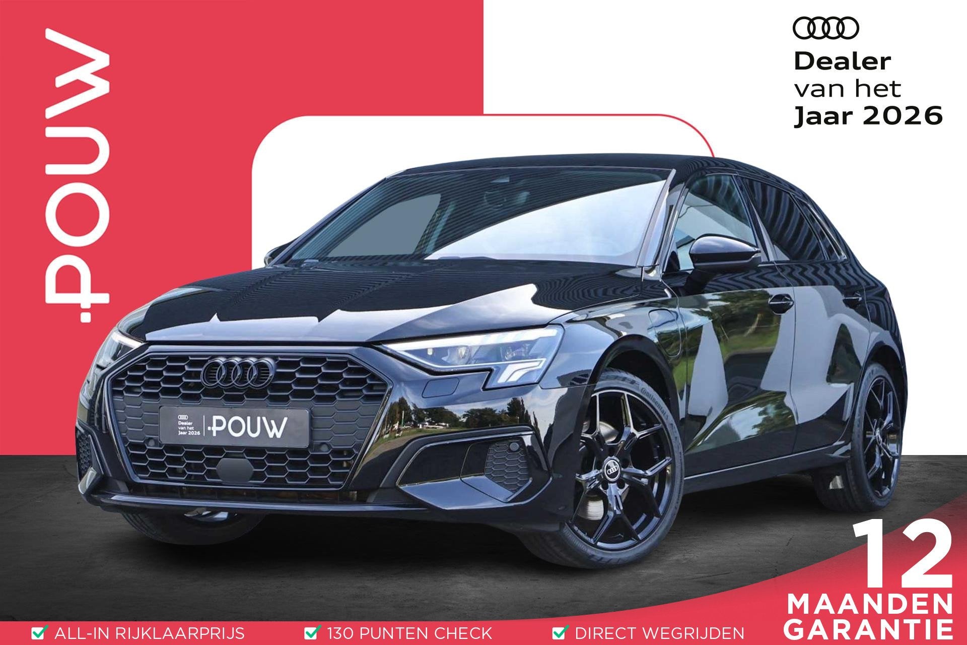 Audi A3 Sportback 40 TFSIe 204pk Business edition | Trekhaak, Auto's, 12 maanden, Stof, Gebruikt, 4 cilinders