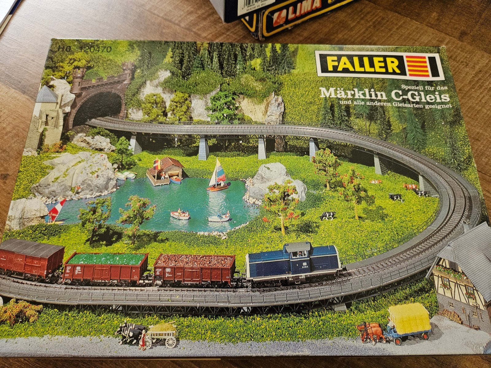 Faller H0 Op- en Afrit Brug Set in OVP, Ophalen of Verzenden, Zo goed als nieuw, Gelijkstroom of Wisselstroom, Brug, Tunnel of Gebouw