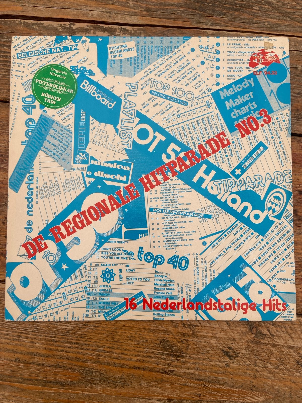 De Regionale Hitparade No.3 - 16 Nederlandstalige Hits LP, Cd's en Dvd's, Vinyl | Nederlandstalig, LP, Gebruikt, Ophalen of Verzenden
