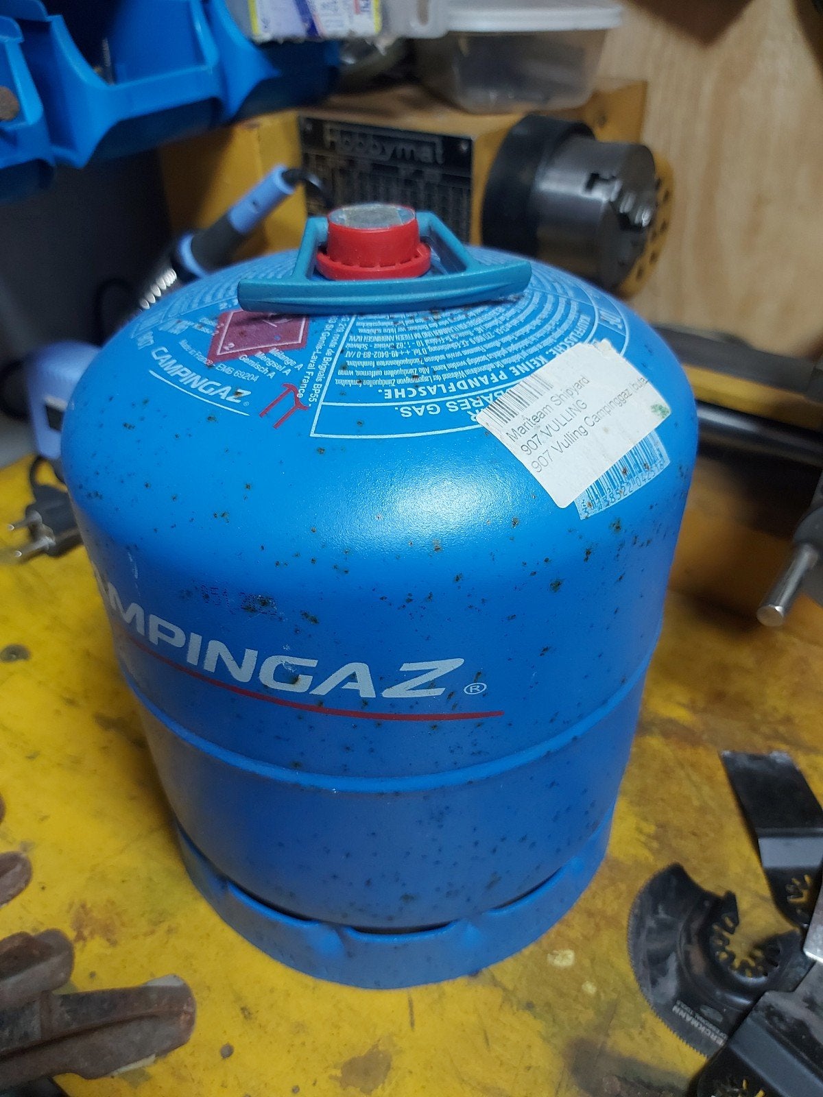 Campingaz gasfles 907 verzegeld met vulling - Butaan 2,75 kg, Ophalen