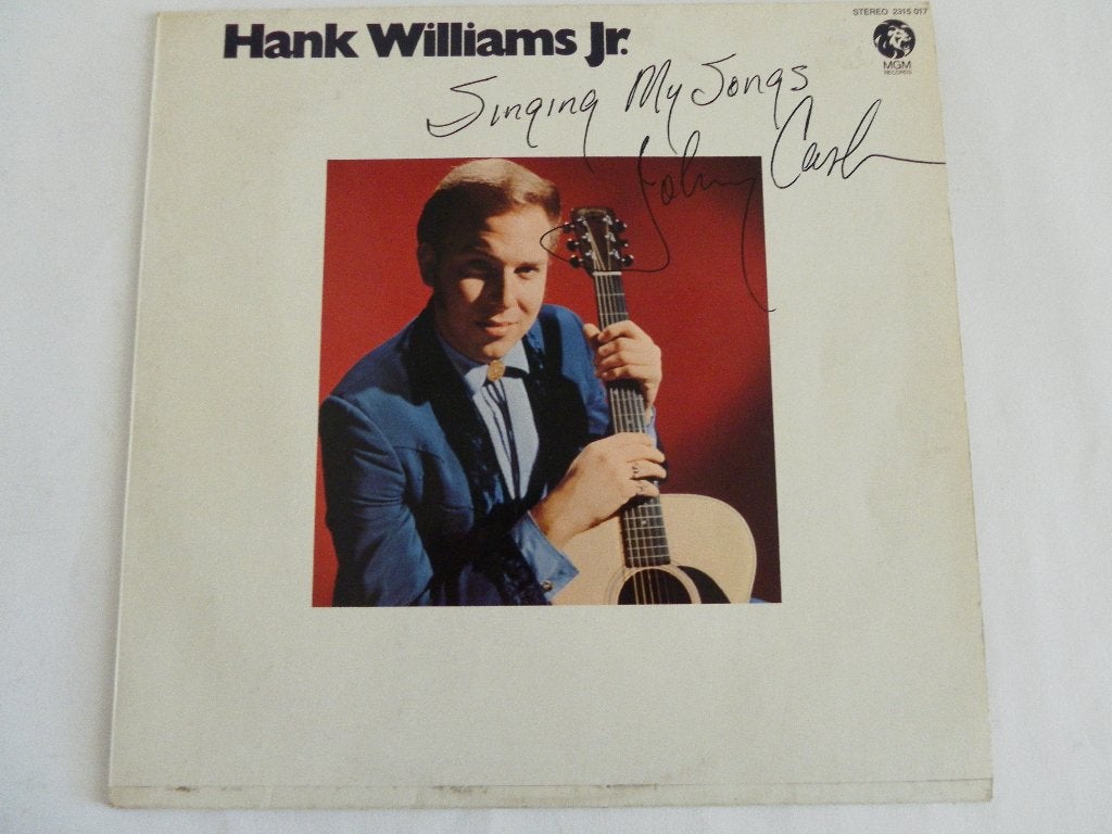 LP Hank Williams, Jr. - Singing My Songs (Johnny Cash), LP, Gebruikt, Ophalen of Verzenden, 12 inch