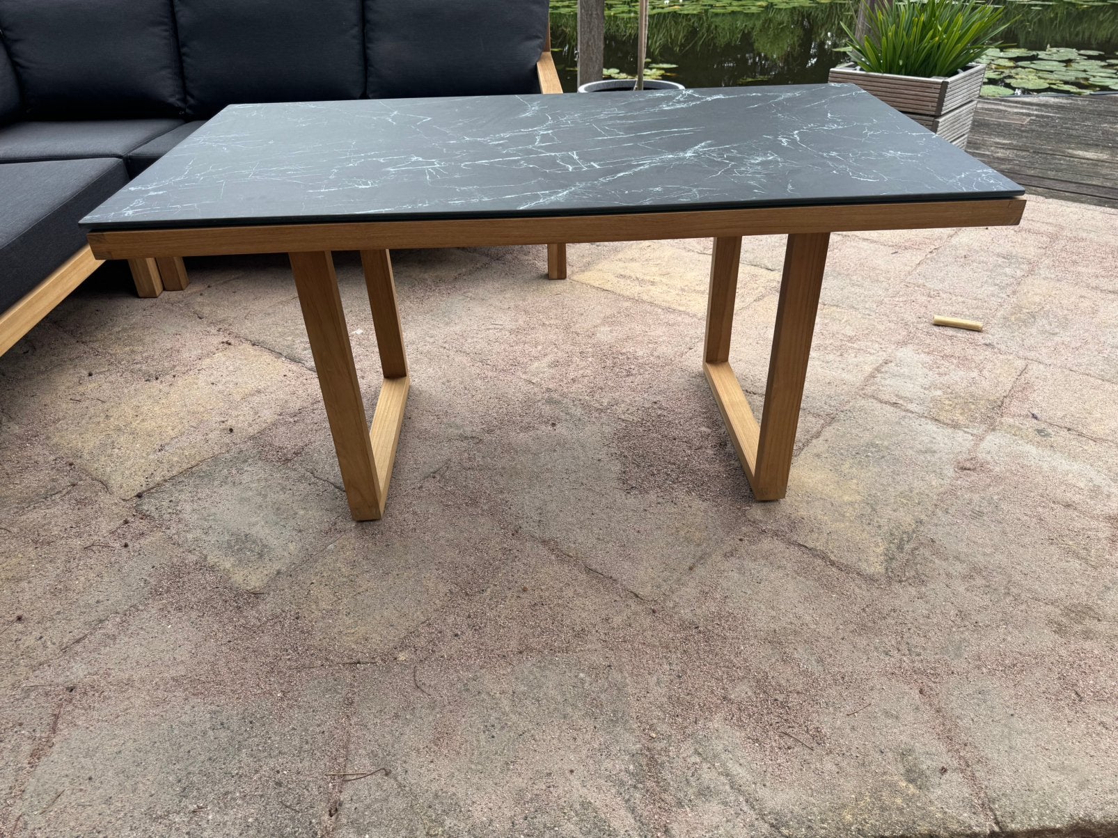 Gloed nieuwe tuintafel, Ophalen, Nieuw, Rechthoekig, Hout