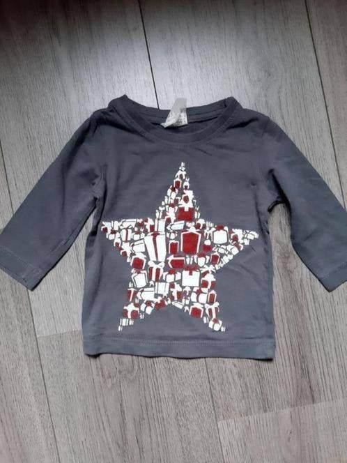 shirtje maat 68, Kinderen en Baby's, Babykleding | Maat 68, Ophalen of Verzenden, Zo goed als nieuw, Jongetje, Shirtje of Longsleeve