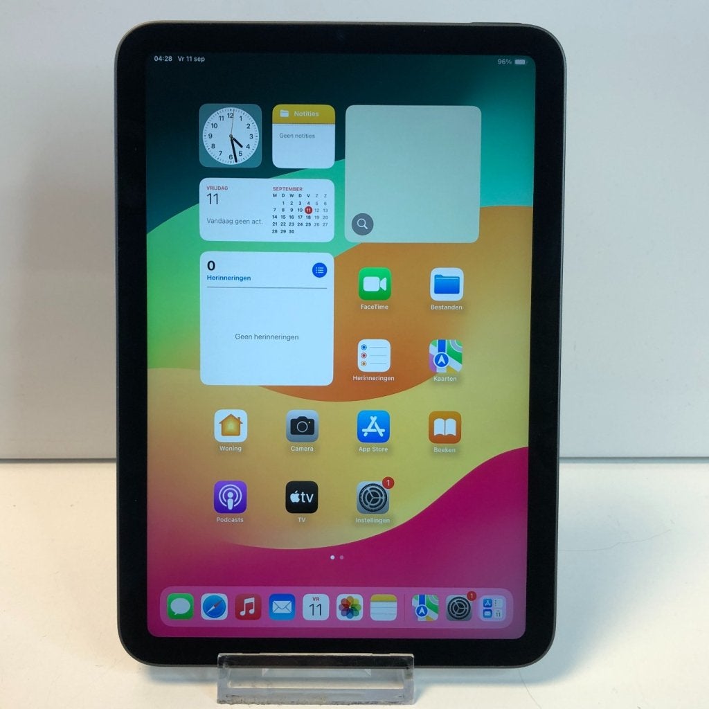 Foto 2 van Apple iPad Mini 6 2021 256GB Grijs | 87% | Nette staat!