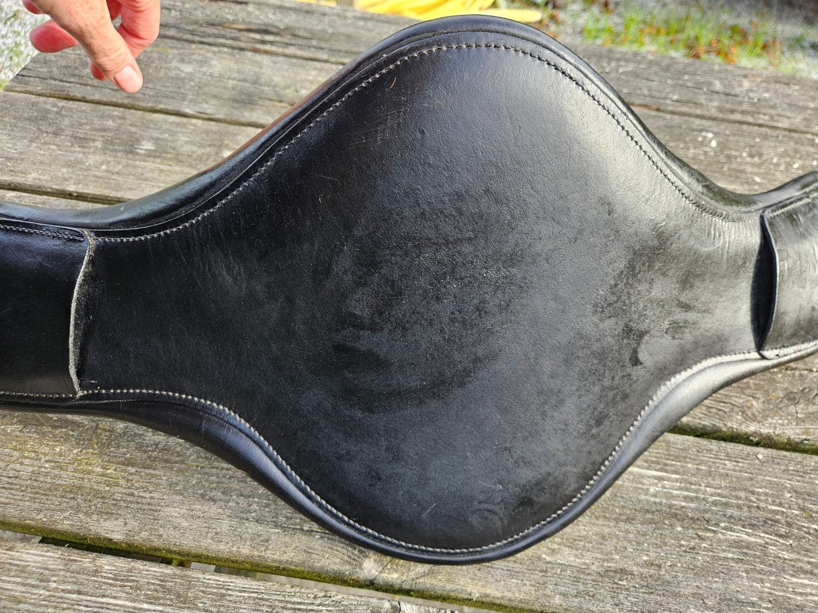 Dressuur singel 65 cm, Dieren en Toebehoren, Gebruikt, Ophalen of Verzenden, Zwart, Singel