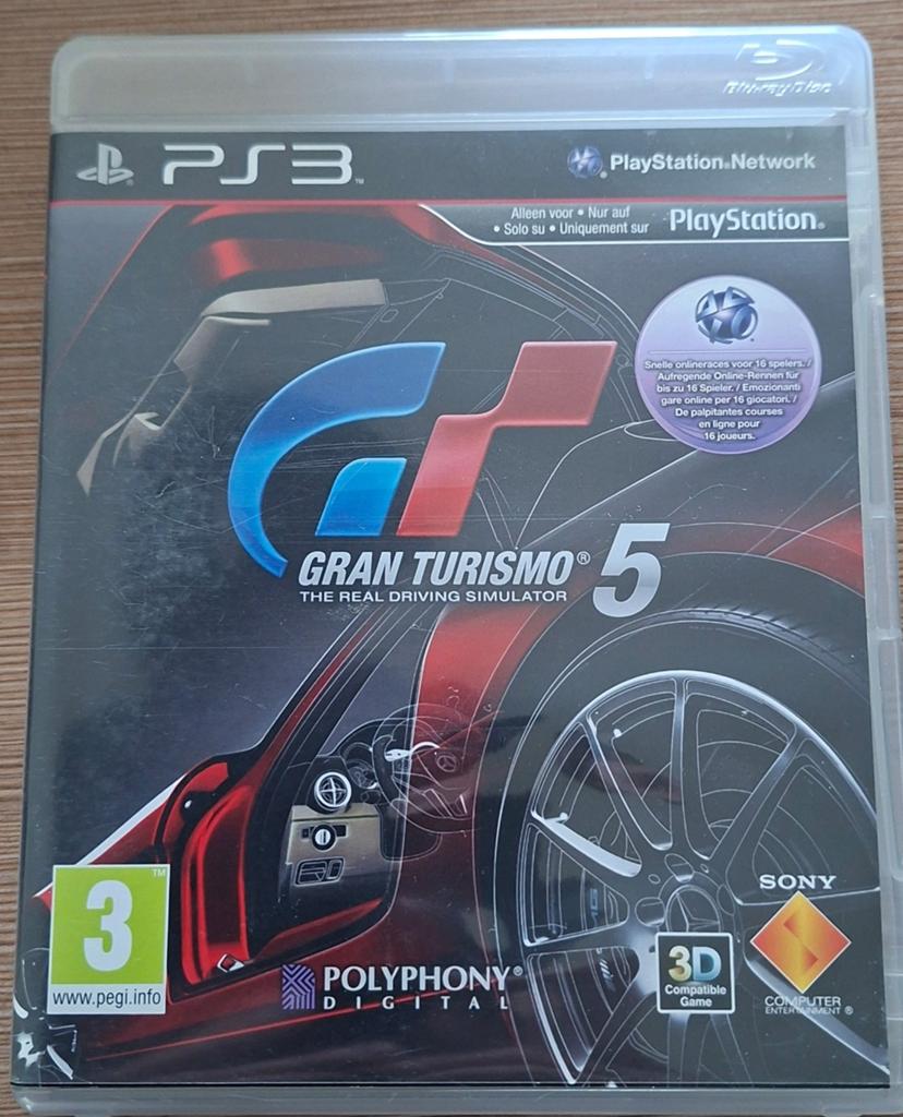 Gran Turismo 5 PS3 - The Real Driving Simulator, Online, Gebruikt, 1 speler, Racen en Vliegen