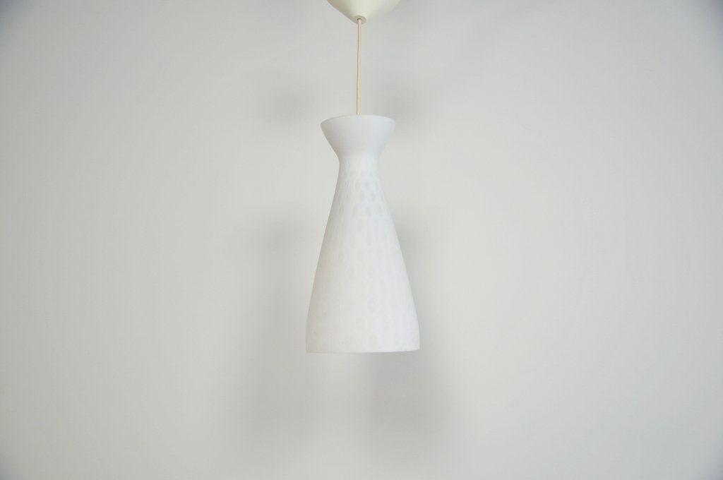 melkglazen hanglamp Peill Putzler 'ibiza', Gebruikt, Ophalen of Verzenden, Glas, Nvt