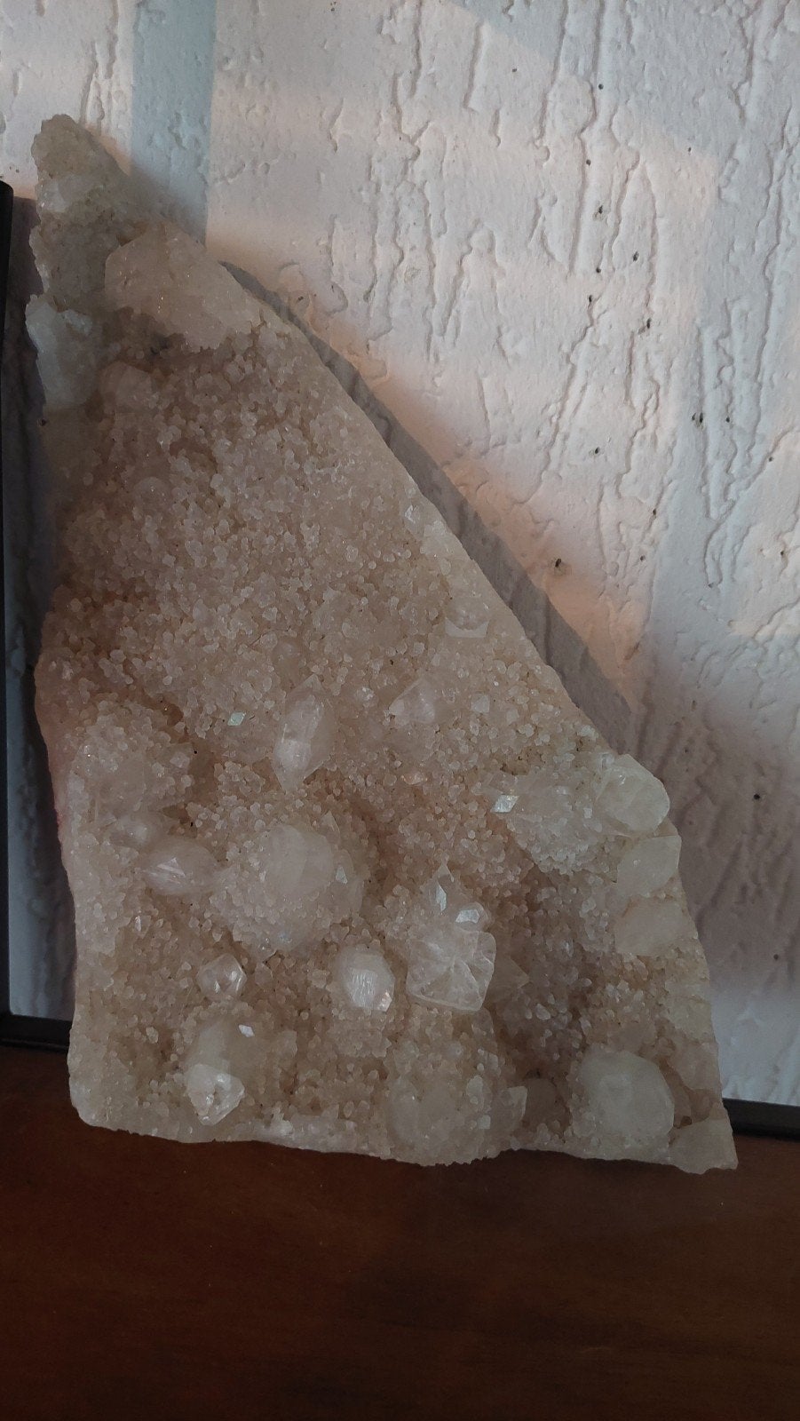 Prachtige Apofylliet Kristal Cluster - 25 cm hoog, Verzamelen, Mineralen en Fossielen, Ophalen of Verzenden