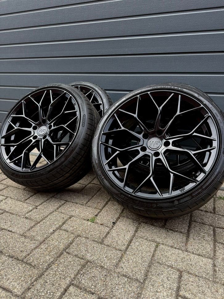 Wheelforce SL1-FF 19 inch velgen hoogglans zwart, Banden en Velgen, Nieuw, 235 mm, Zomerbanden