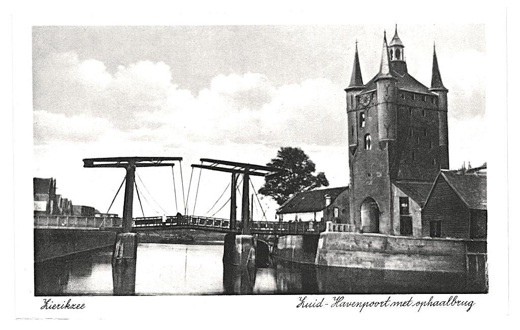 946407 Zierikzee Haven poort Nette oude kaart Onbeschreven, Ophalen of Verzenden, 1960 tot 1980, Ongelopen, Noord-Brabant