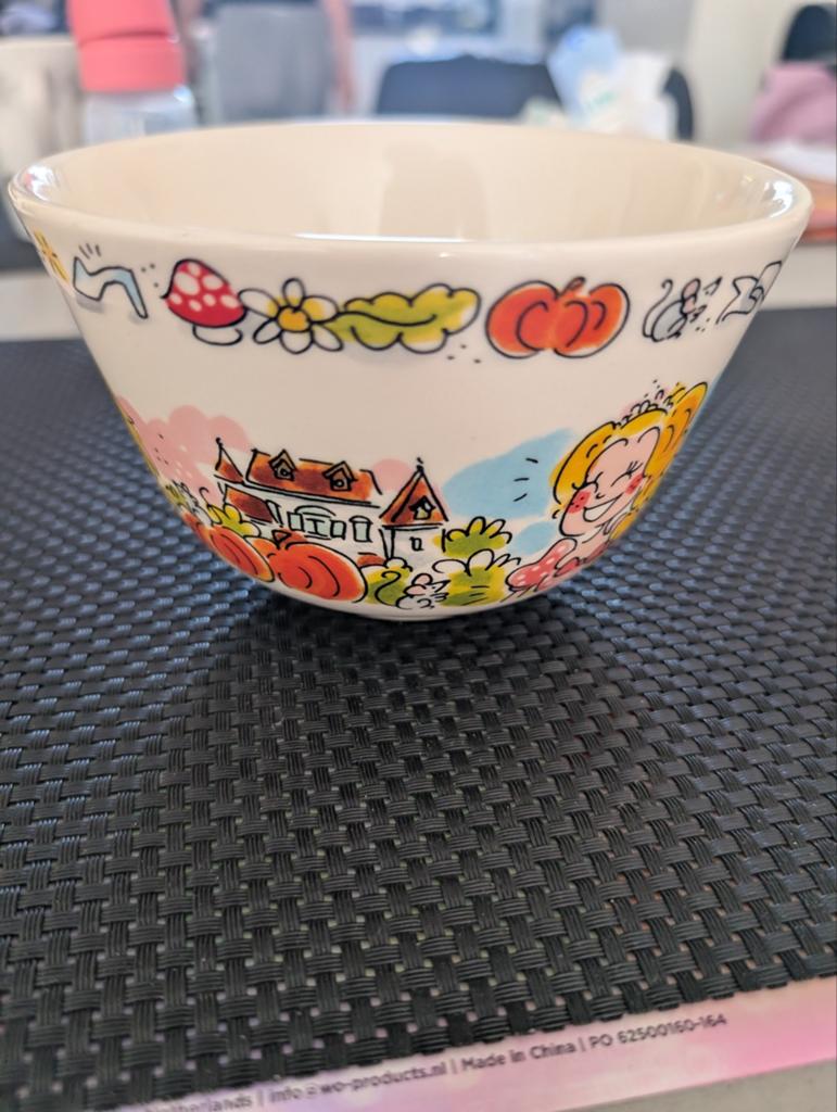 Efteling Assepoester - Blond, Huis en Inrichting, Keuken | Servies, Zo goed als nieuw, Kom(men), Overige stijlen, Keramiek, Ophalen of Verzenden