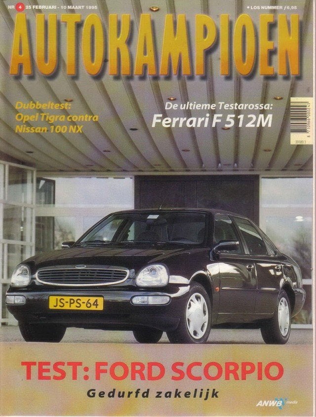 Autokampioen 4 1995 : Ford Scorpio - Opel Tigra - Saab 900, Ophalen of Verzenden, Gelezen, Algemeen