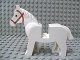 Lego Castle Dieren Paard Wit 4493c01pb04, Gebruikt, Lego, Ophalen of Verzenden, Losse stenen