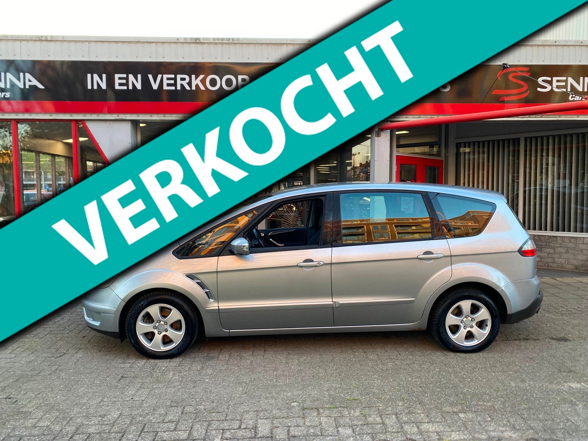 Ford S-Max 2.5 20V Turbo - Airco - Trekhaak - Inruil Mog !, Auto's, Voorwielaandrijving, Gebruikt, 1581 kg, 2521 cc