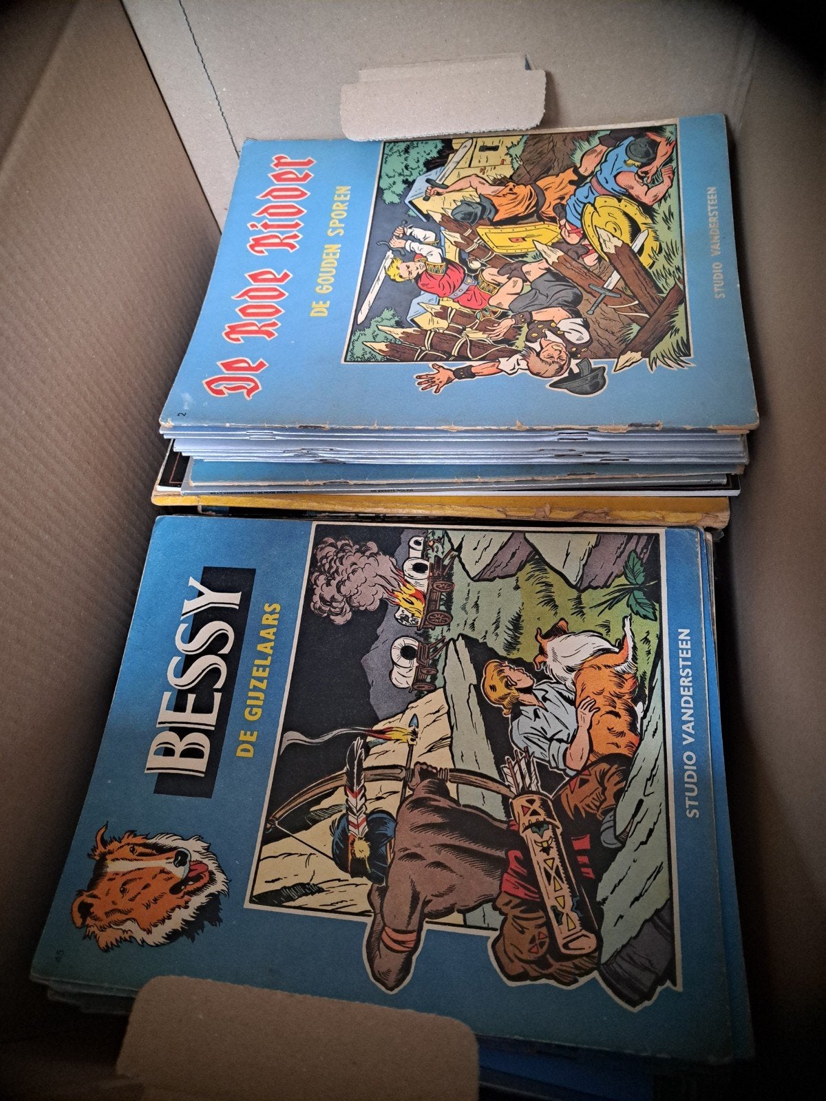 Stripboeken, Meerdere stripboeken, Ophalen, Gelezen