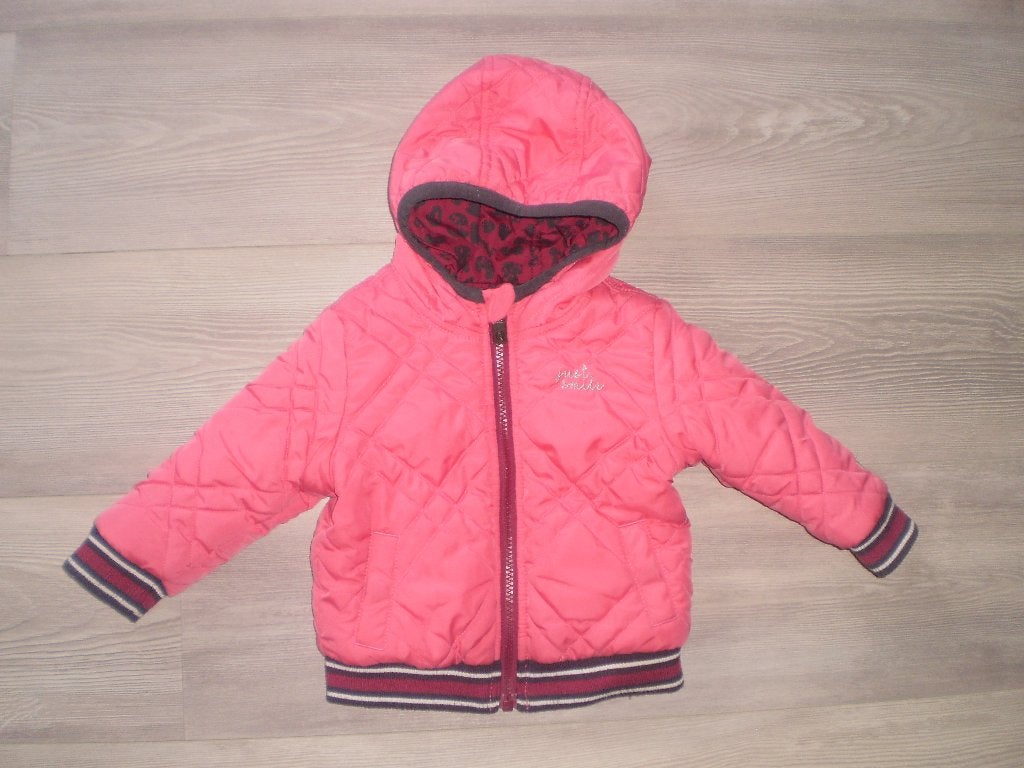 QUAPI reversible winterjasje maat 80-86, Meisje, Ophalen of Verzenden, Zo goed als nieuw, Jasje