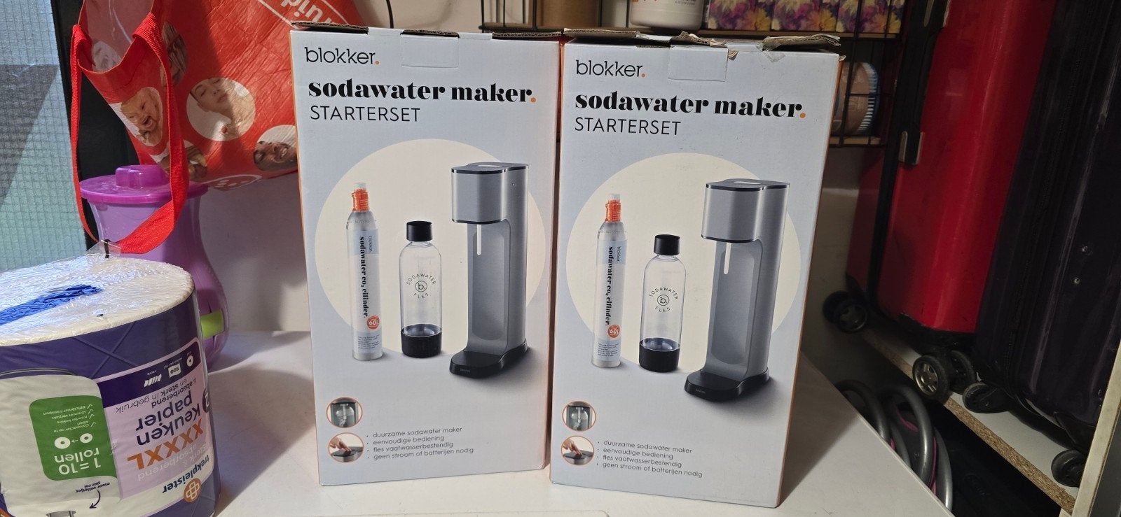 2x Blokker Sodawater Maker Starterset - Nieuw in doos, Ophalen, Nieuw