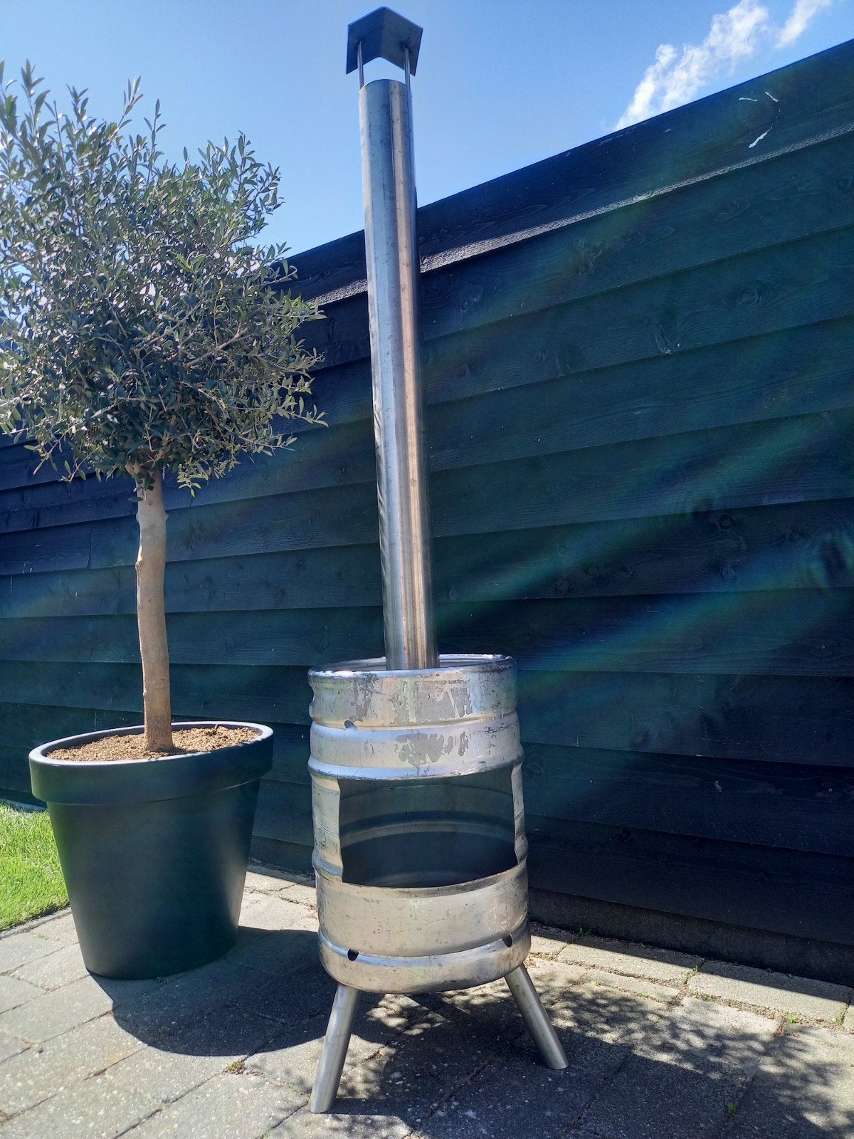 RVS bierfustkachel 50l !, Ophalen