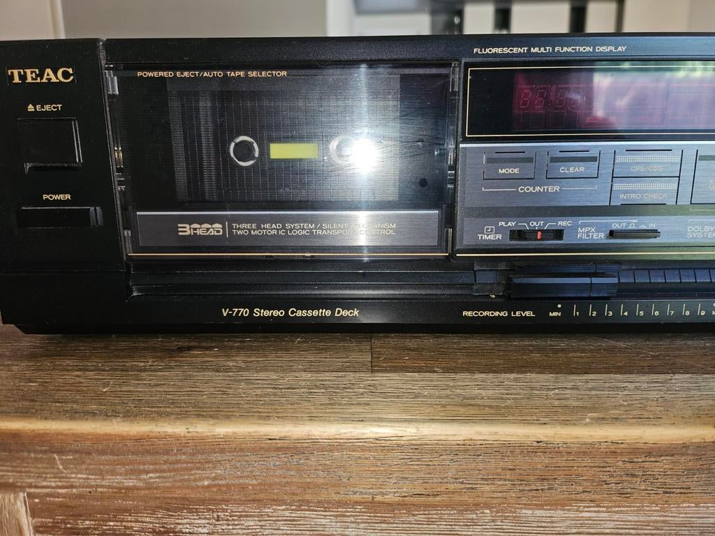 TEAC cassettedeck V77, Ophalen of Verzenden, Overige merken