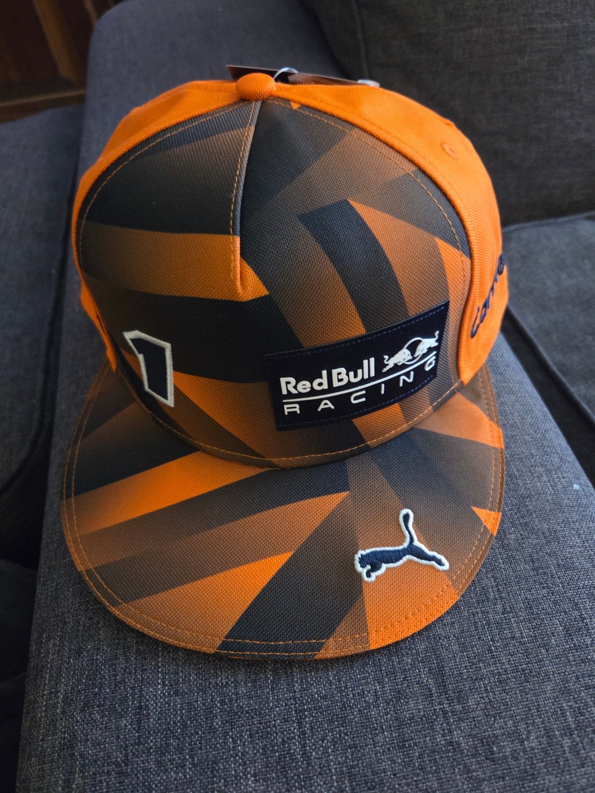✅ Max Verstappen cap pet red Bull oranje, Ophalen, Nieuw met kaartje, Overige merken